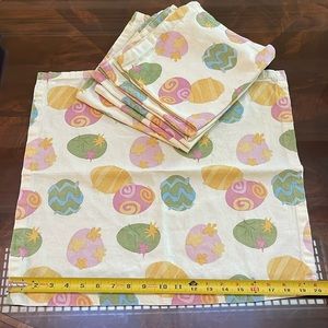 Tag Easter print cotton napkins set of 6